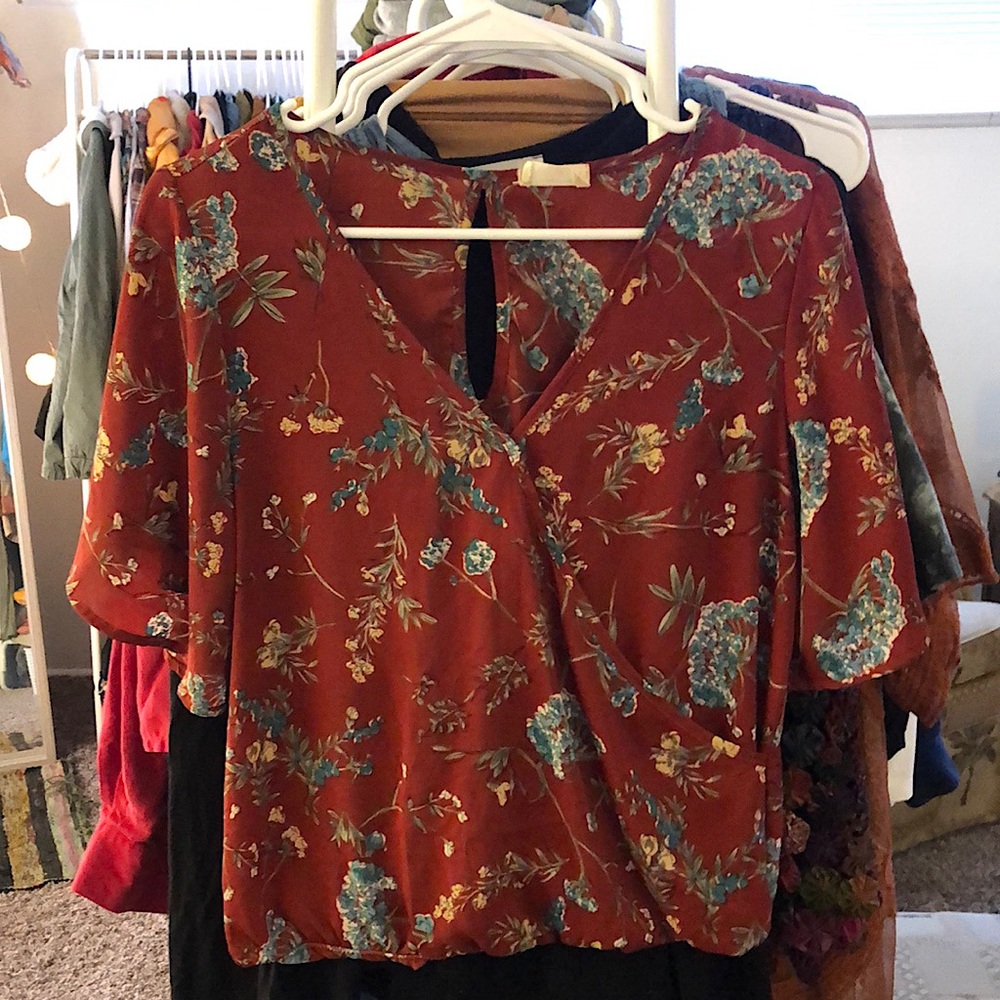Floral-ish blouse